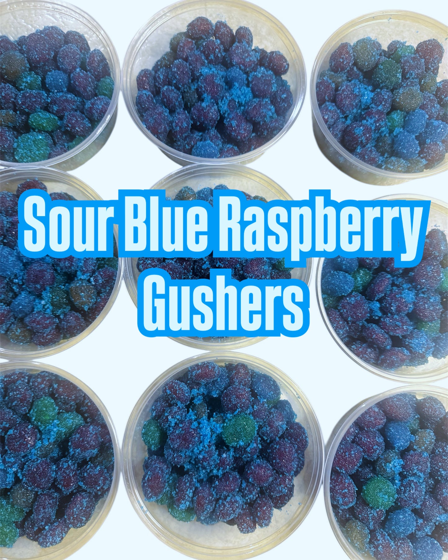 Sour Blue Raspberry Gushers 8oz