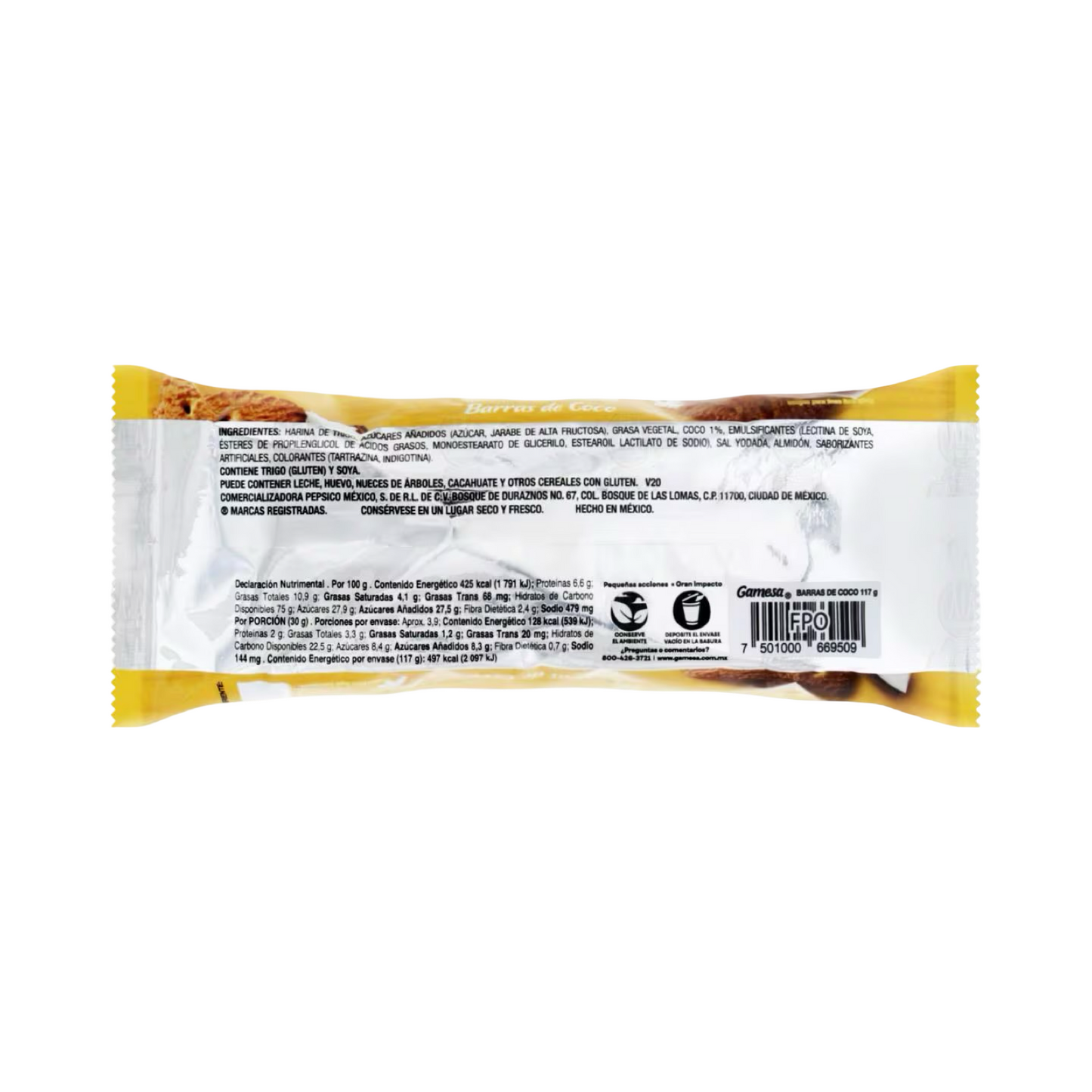 Barra de Coco (117g)