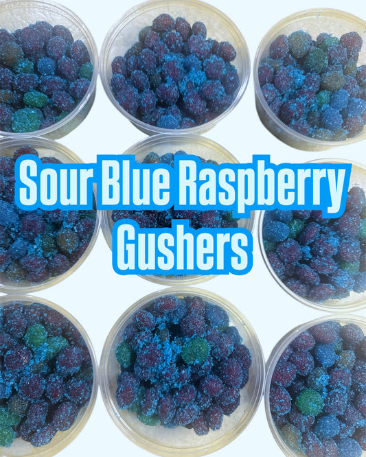 Sour Blue Raspberry Gushers 8oz
