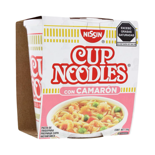 Nissin Cup Noodles Sabor a Camaron