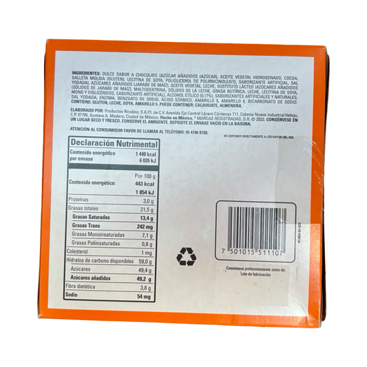Canasta Sabor Rompope (325g) 50pc