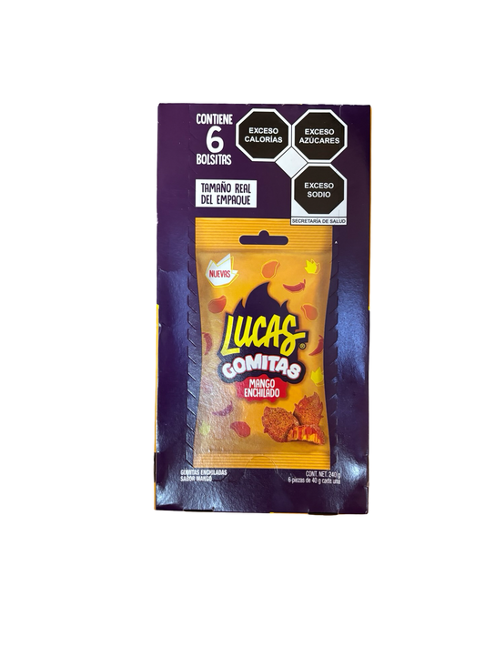 Lucas Gomitas (Mango Enchilado) 6pc