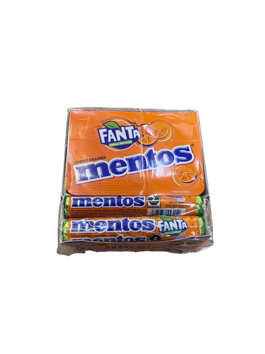 Mentos Orange Fanta 12pc