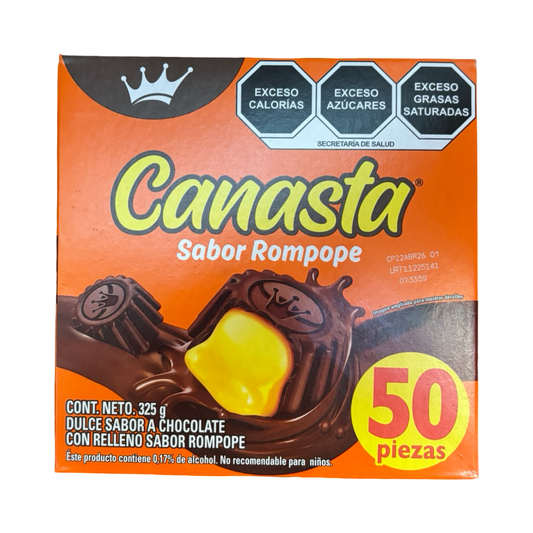 Canasta Sabor Rompope (325g) 50pc
