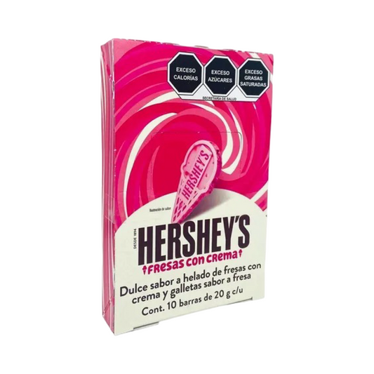 Hersheys Fresa Con Crema 10pc