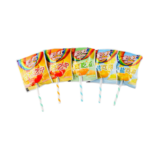 Skittles Lollipop Rainbow 5pc