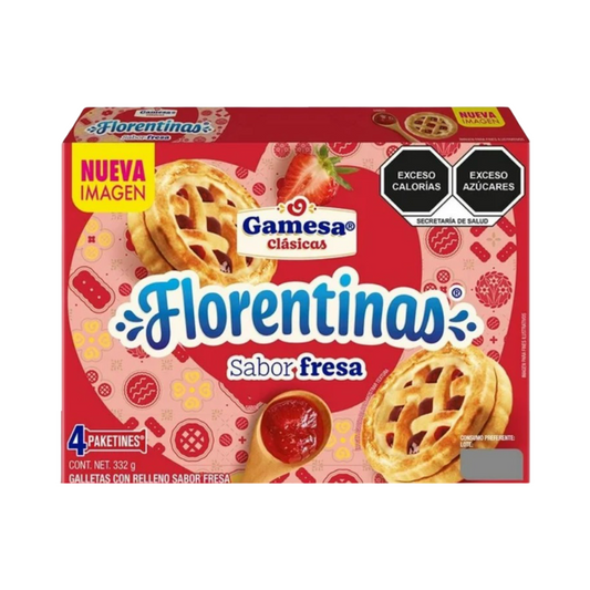 Florentinas Sabor Fresa 4pc