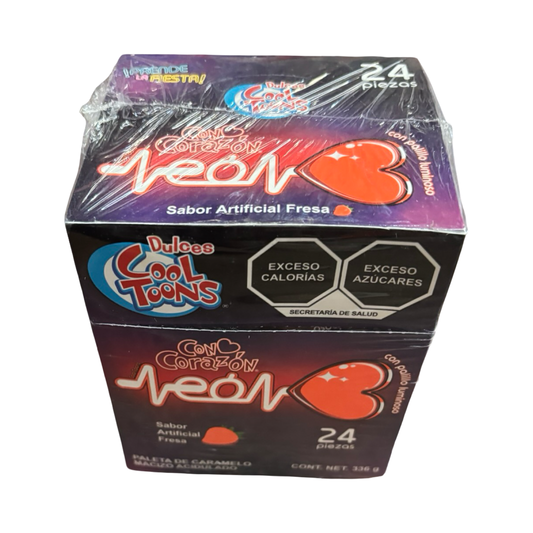 Neon Fresa (336g) 24pc